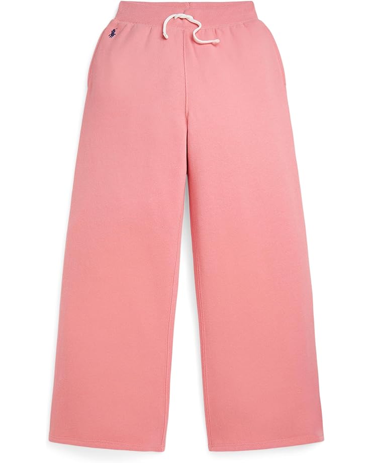 

Брюки Polo Ralph Lauren Kids Fleece Wide-leg Sweatpants, цвет Faded Peony