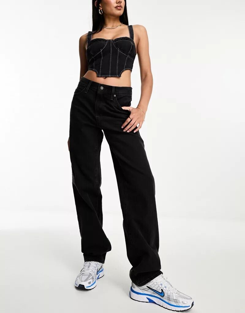 

Черные широкие джинсы Levi's '94, Черный, Черные широкие джинсы Levi's '94