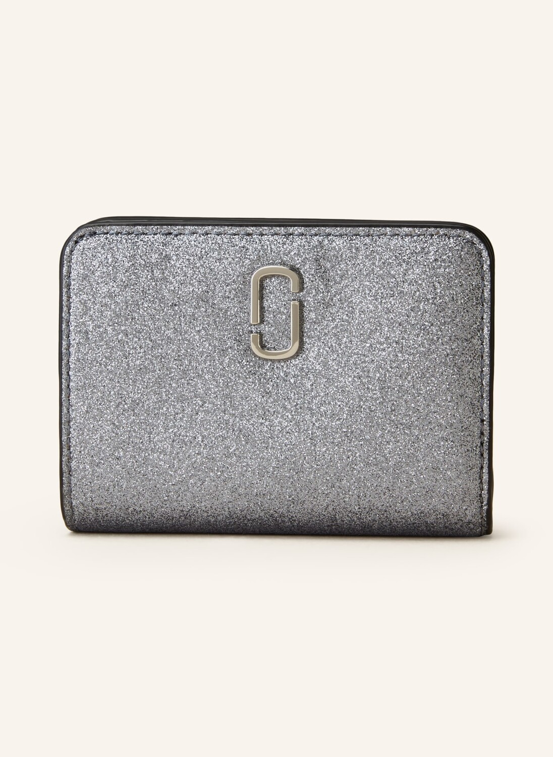 

Кошелек the mini compact wallet MARC JACOBS, серебряный