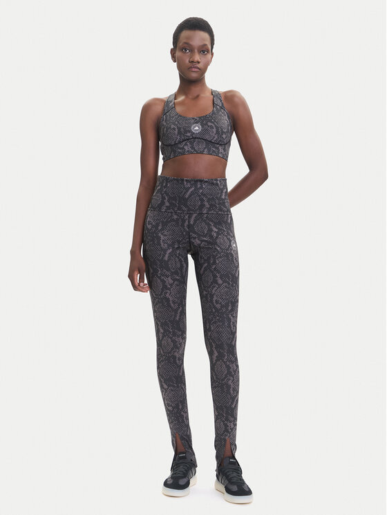 Спортивный бюстгальтер slim fit Power Impact JW4542 Adidas By Stella Mccartney, коричневый — фото 2