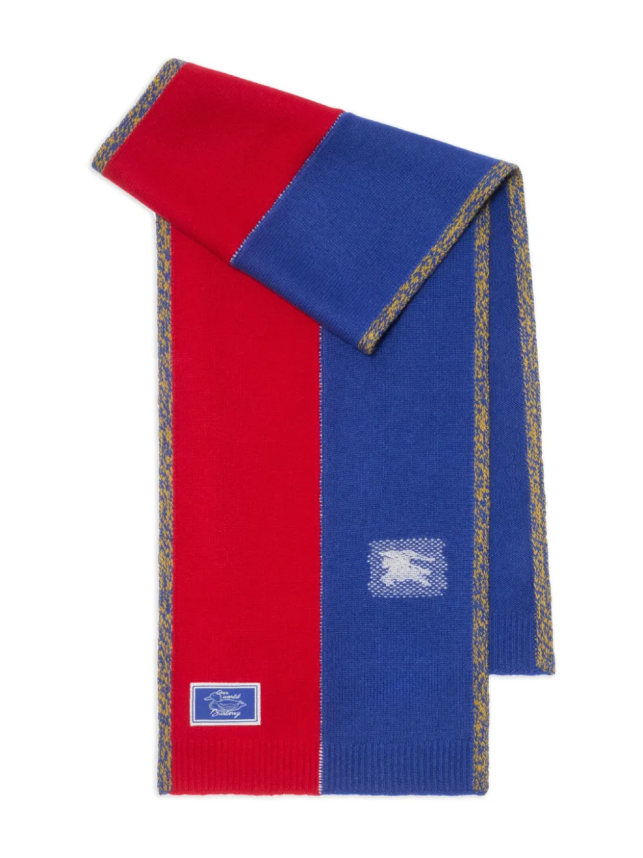 

Шарф Equestrian Knight Burberry Kids, красный