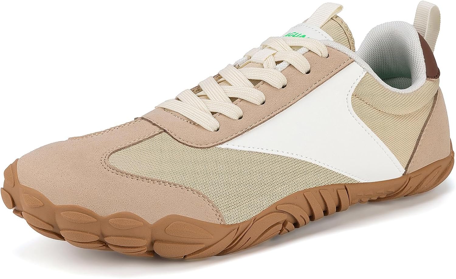 

SAGUARO Минималистичные кроссовки с широким носком для мужчин и женщин, беговые кроссовки для трейла с нулевым падением, бежевый