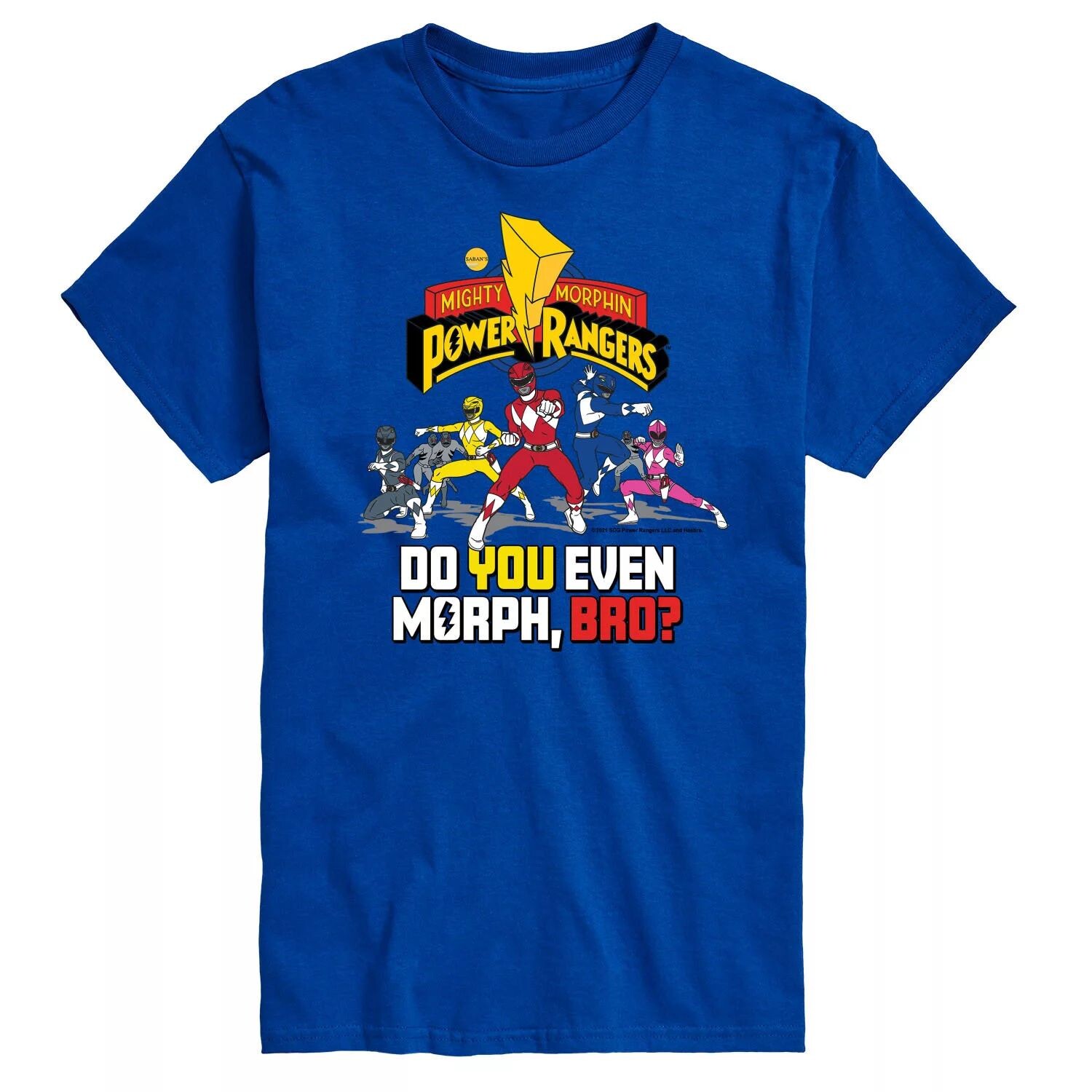 

Мужская футболка Power Rangers Do You Morph Bro Licensed Character