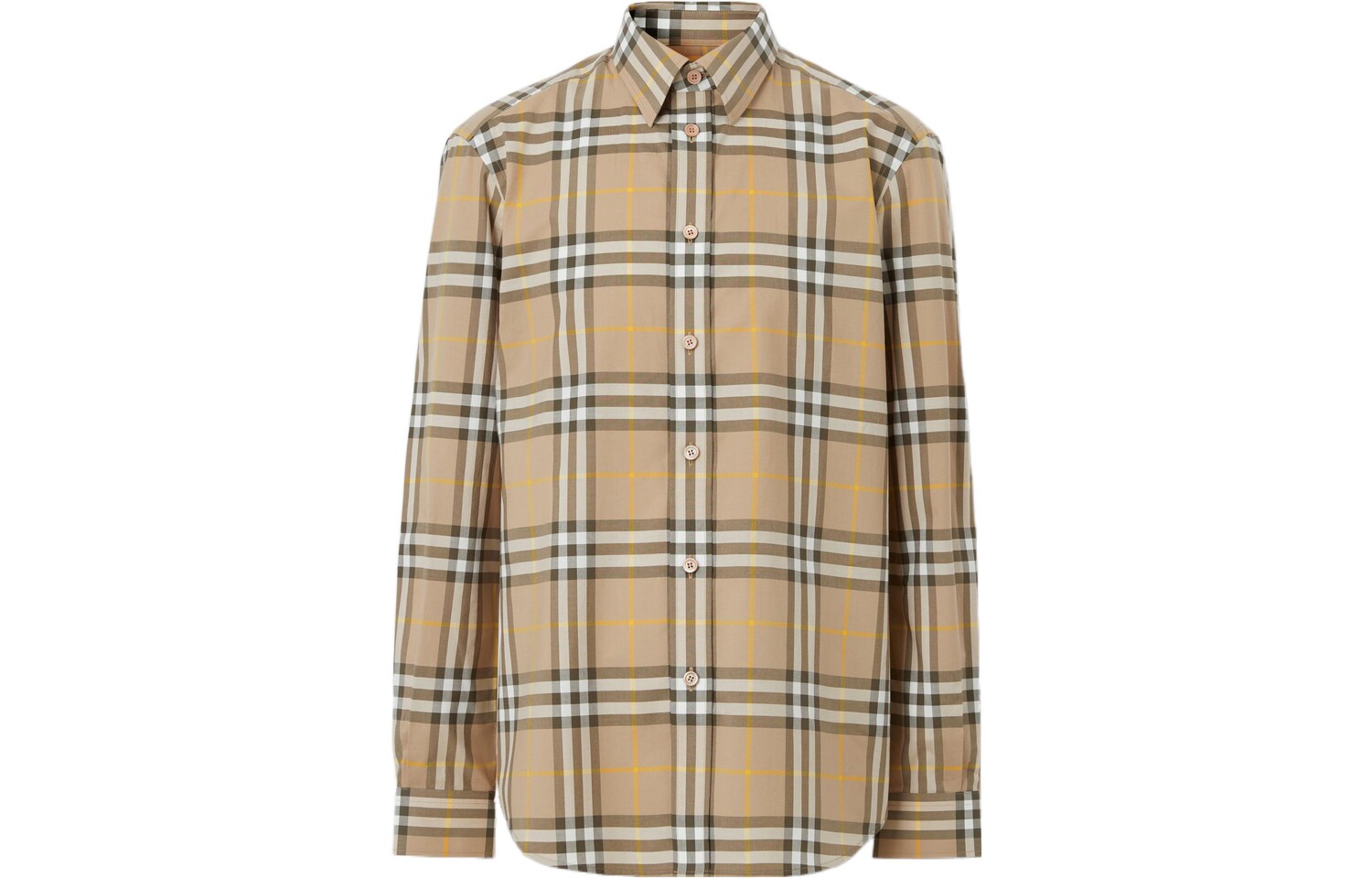 

Рубашка мужская Burberry в клетку, песочный