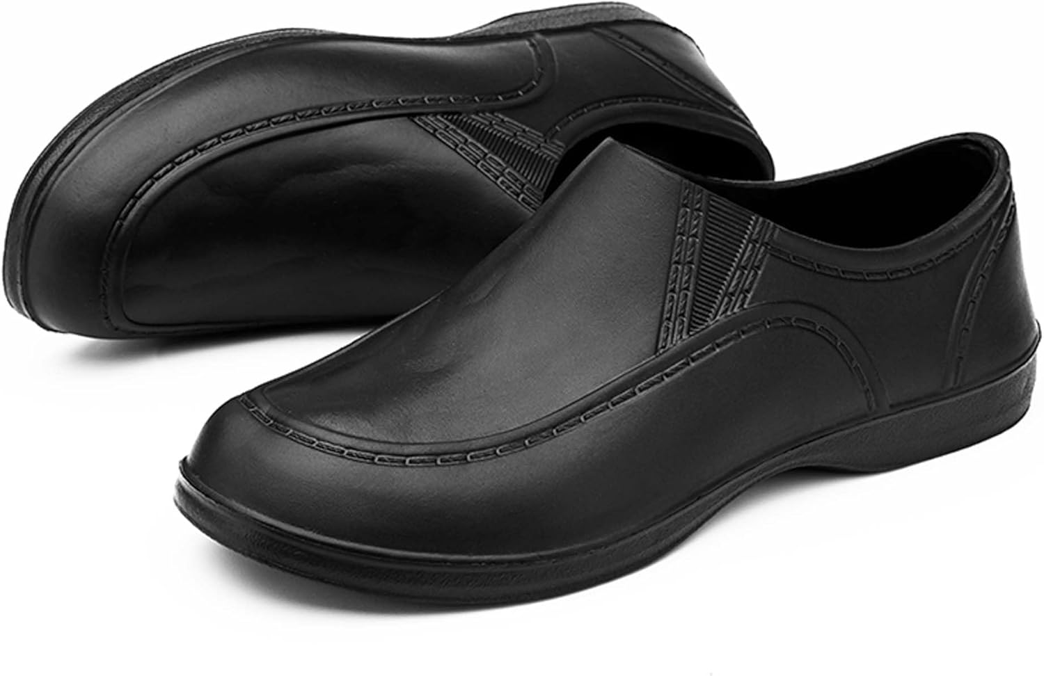 

Мужские противоскользящие водонепроницаемые кулинарные туфли EVA, легкие, дышащие, для кухни, ресторана и обслуживания, женские медицинские сабо для ухода за больными, повседневная обувь для прогулок Generic, черный