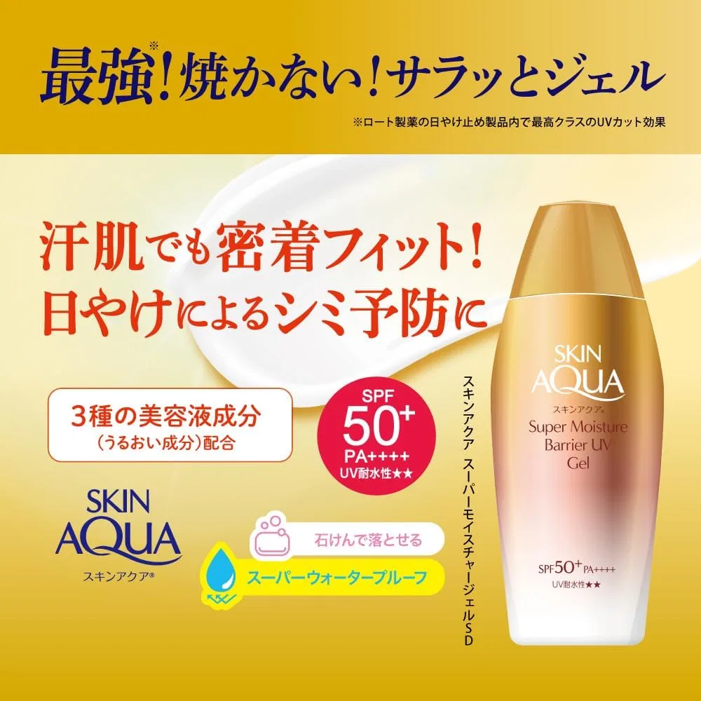 Набор солнцезащитных средств Skin Aqua с гиалуроновой кислотой, SPF50+, 170 г — фото 4