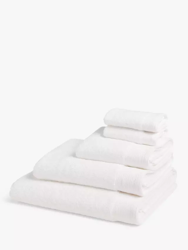 

Полотенце John Lewis Organic Cotton, белый