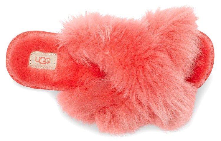 Горки женские ярко-кораллово-красные Ugg — фото 4