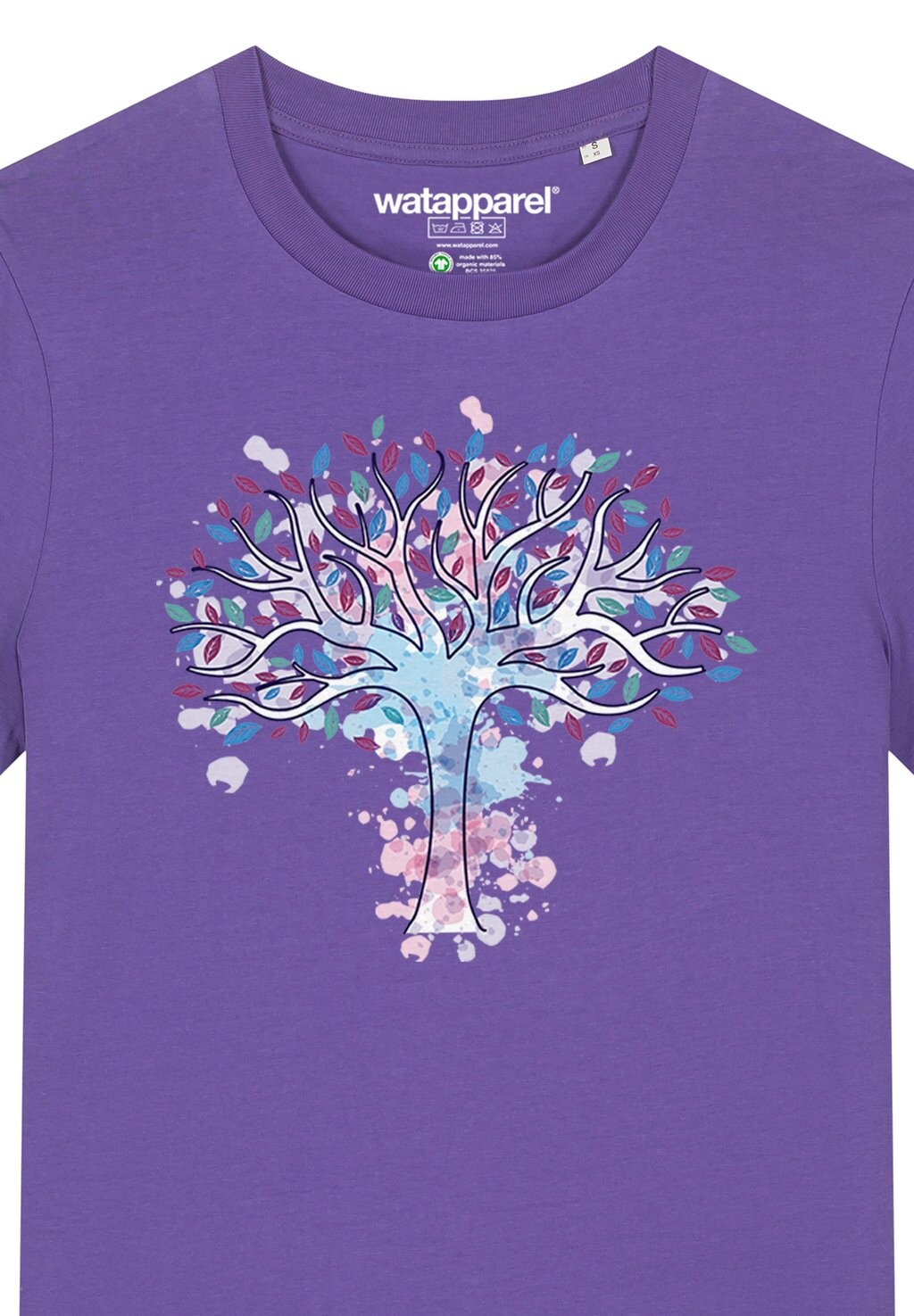 

Футболка с принтом TREE OF LIFE watapparel, фиолетовый