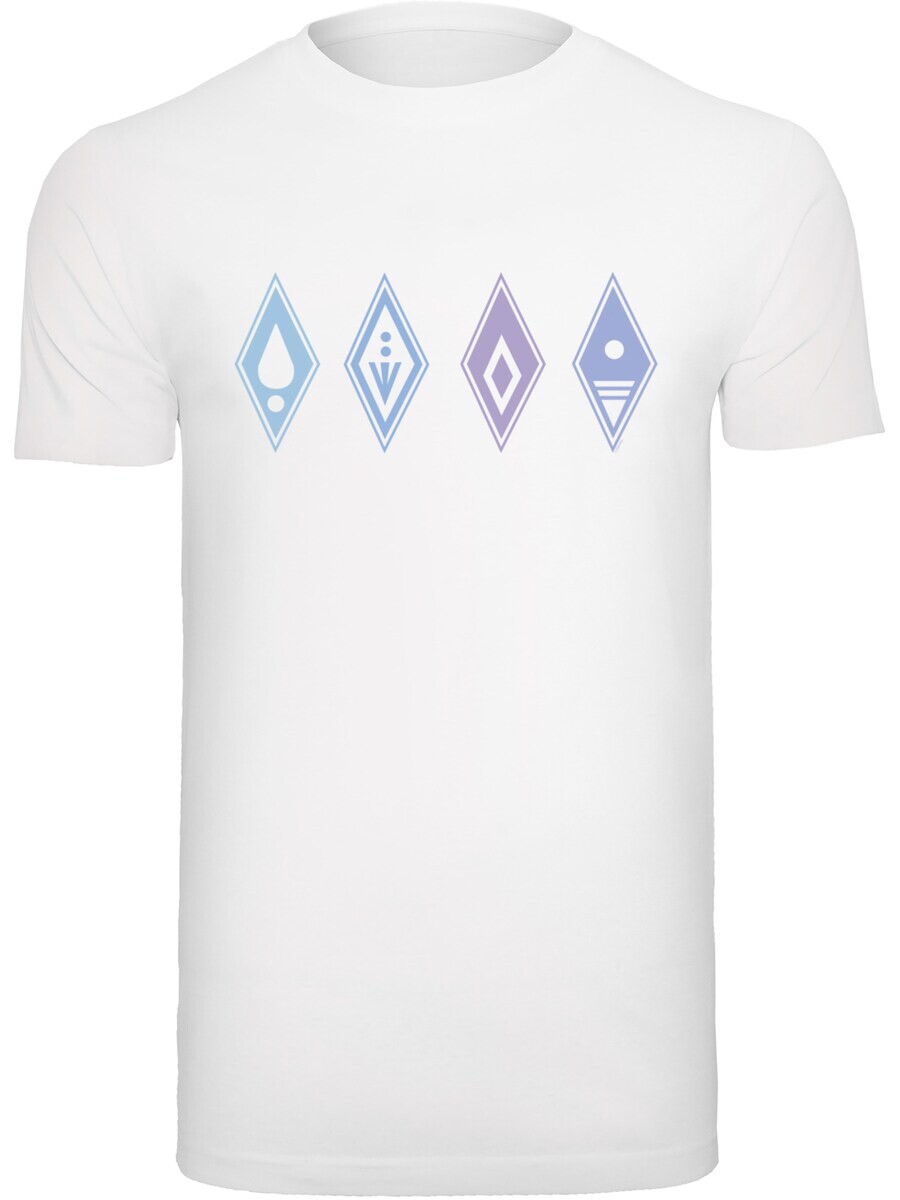 

Классическая футболка F4NT4STIC Shirt Disney Frozen 2 Symbols, белый