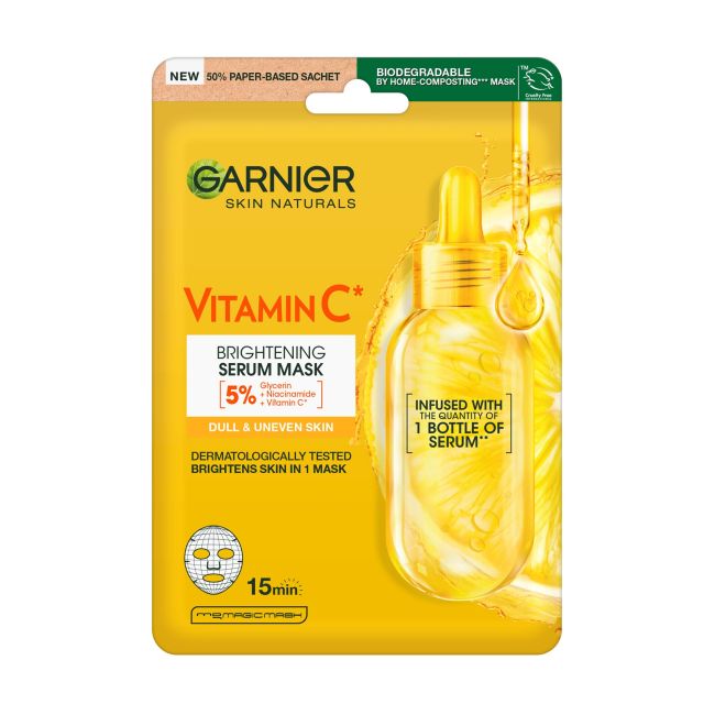 

Маска для лица с витамином С Garnier, 28 гр