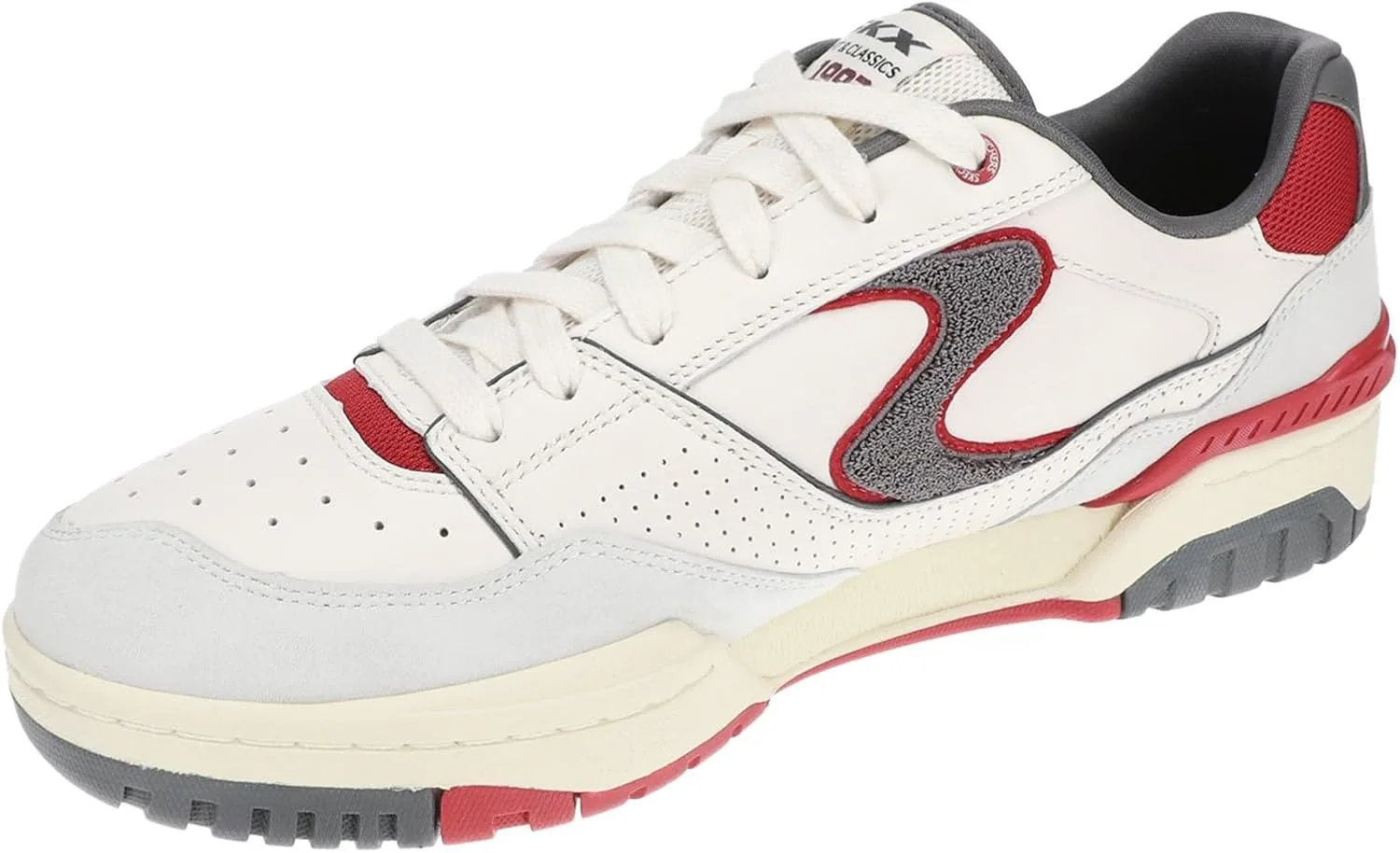 Мужские кроссовки Skechers Court & Classics, размер S-1992, белый/серый/красный — фото 4