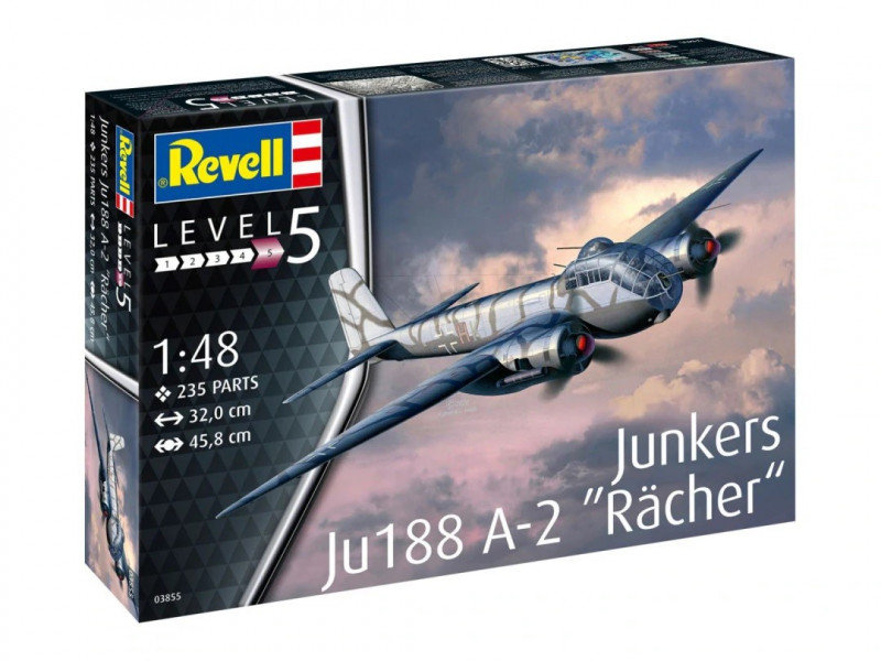 

Revell, Junkers Ju188 A-1 Racher, Модельный комплект, 12+