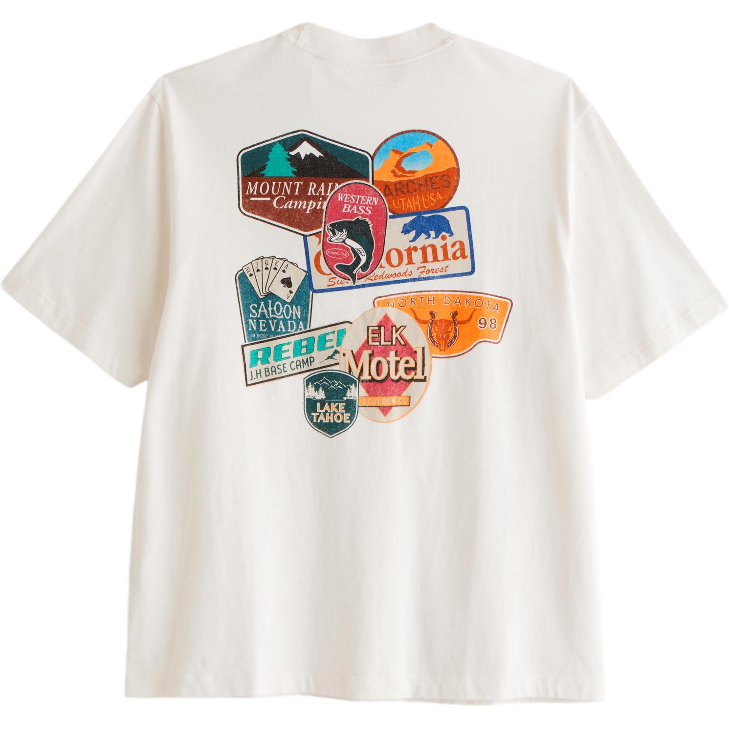 

Футболка мужская Abercrombie＆Fitch, кремовый, Бежевый, Футболка мужская Abercrombie＆Fitch, кремовый