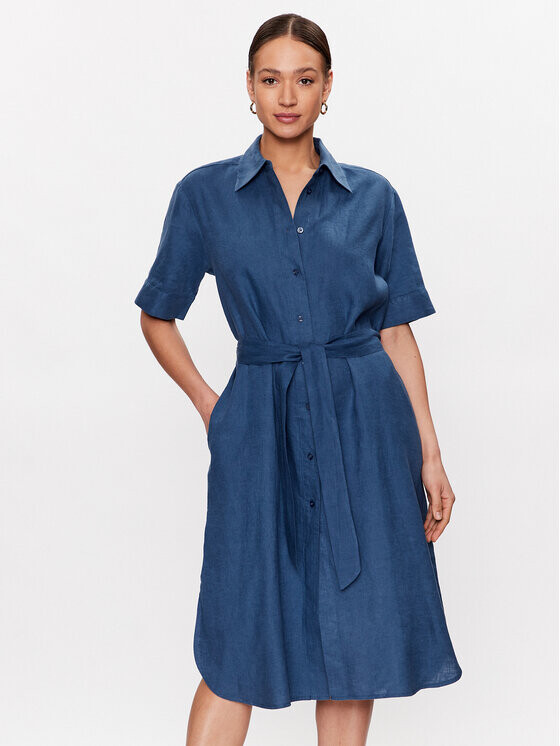 

Дневное платье regular fit United Colors Of Benetton, синий