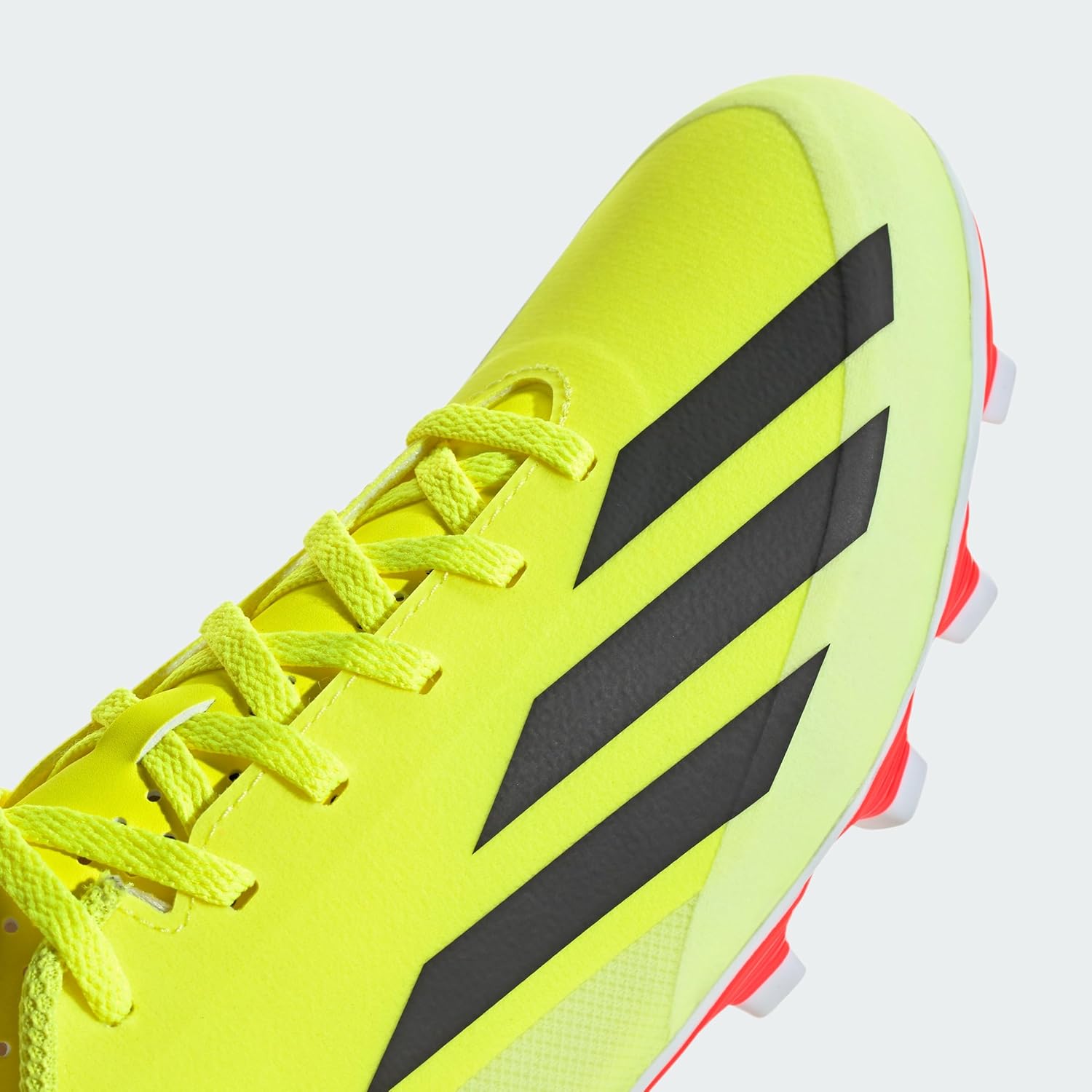Ботинки Adidas для взрослых унисекс X Crazyfast Club для твердого грунта, белый/черный/желтый — фото 4