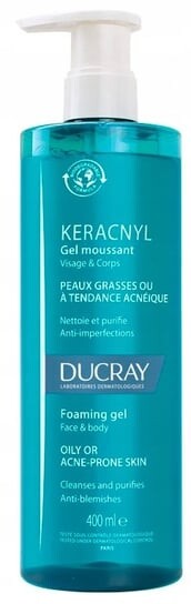 

Очищающий гель для лица, 400 мл Ducray Keracnyl