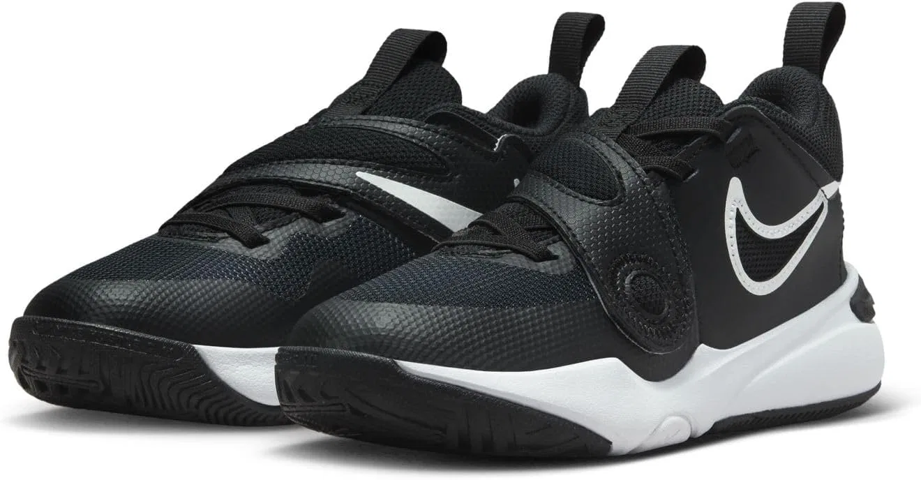 Детские кроссовки Nike Team Hustle D 11, Black White — фото 2