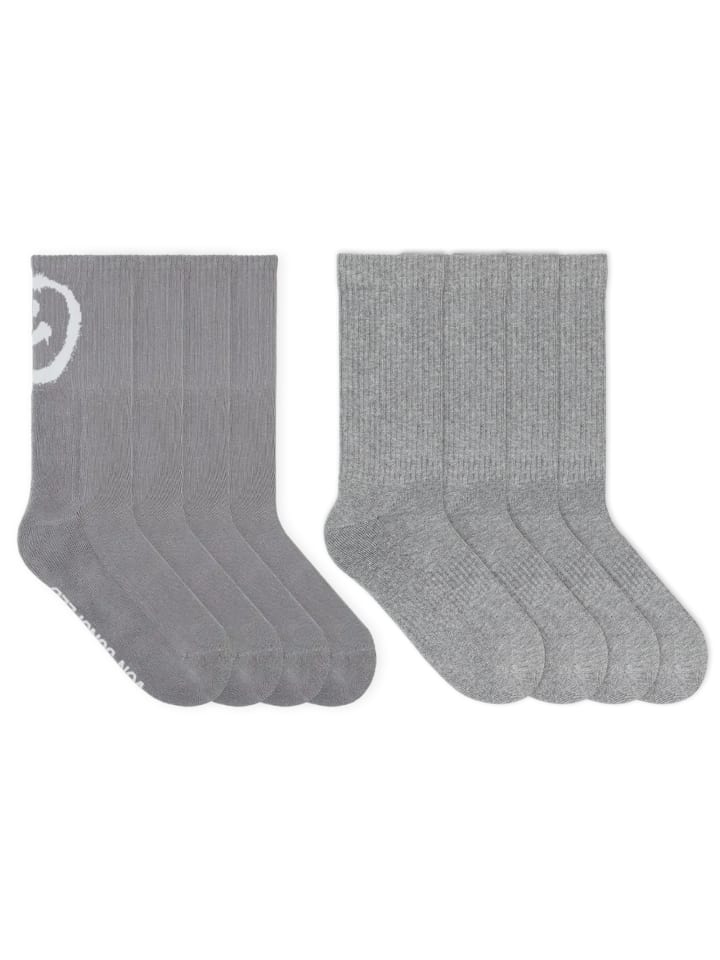 

Von Jungfeld Комплект теннисных носков Classic + спортивный комплект со смайликом, серый