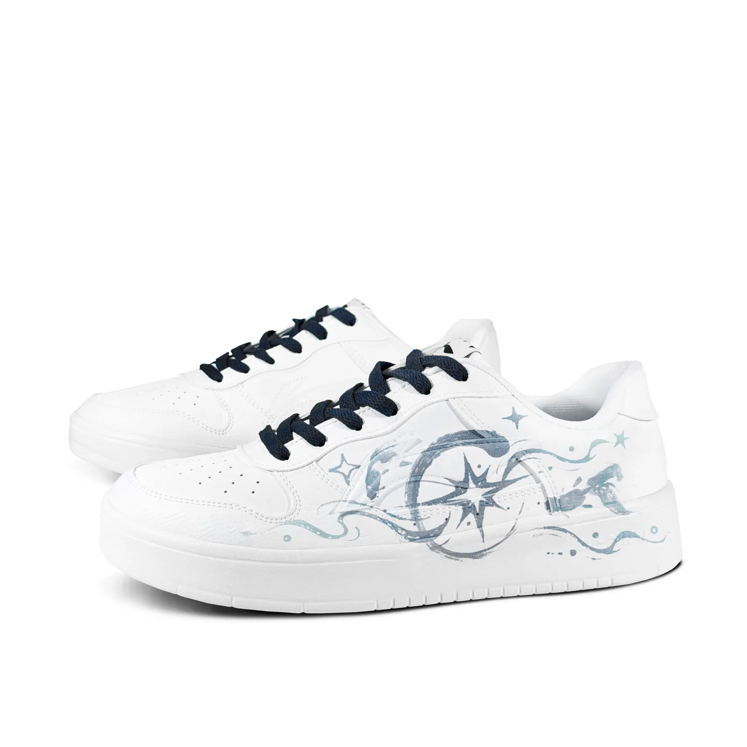 Кроссовки для скейтбординга Li-Ning Floating Boat Blue White — фото 4