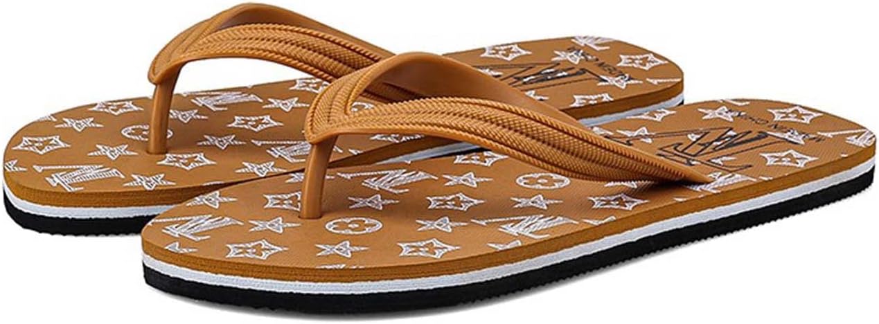 

Мужские шлепанцы Eliogn, летние тапочки для дома и улицы, для душа, бассейна и пляжа, модная легкая летняя обувь для мужчин, светло-коричневый