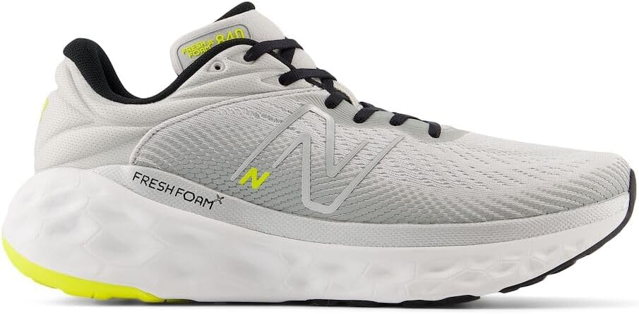 Кроссовки для бега New Balance Men's Fresh Foam X 840 V1, Grey Matter/Silver Metallic/Firefly — фото 3
