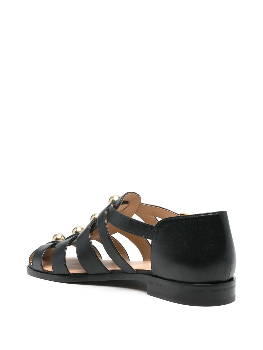 Сандалии на резиновой подошве VALENTINO GARAVANI, черный — фото 3