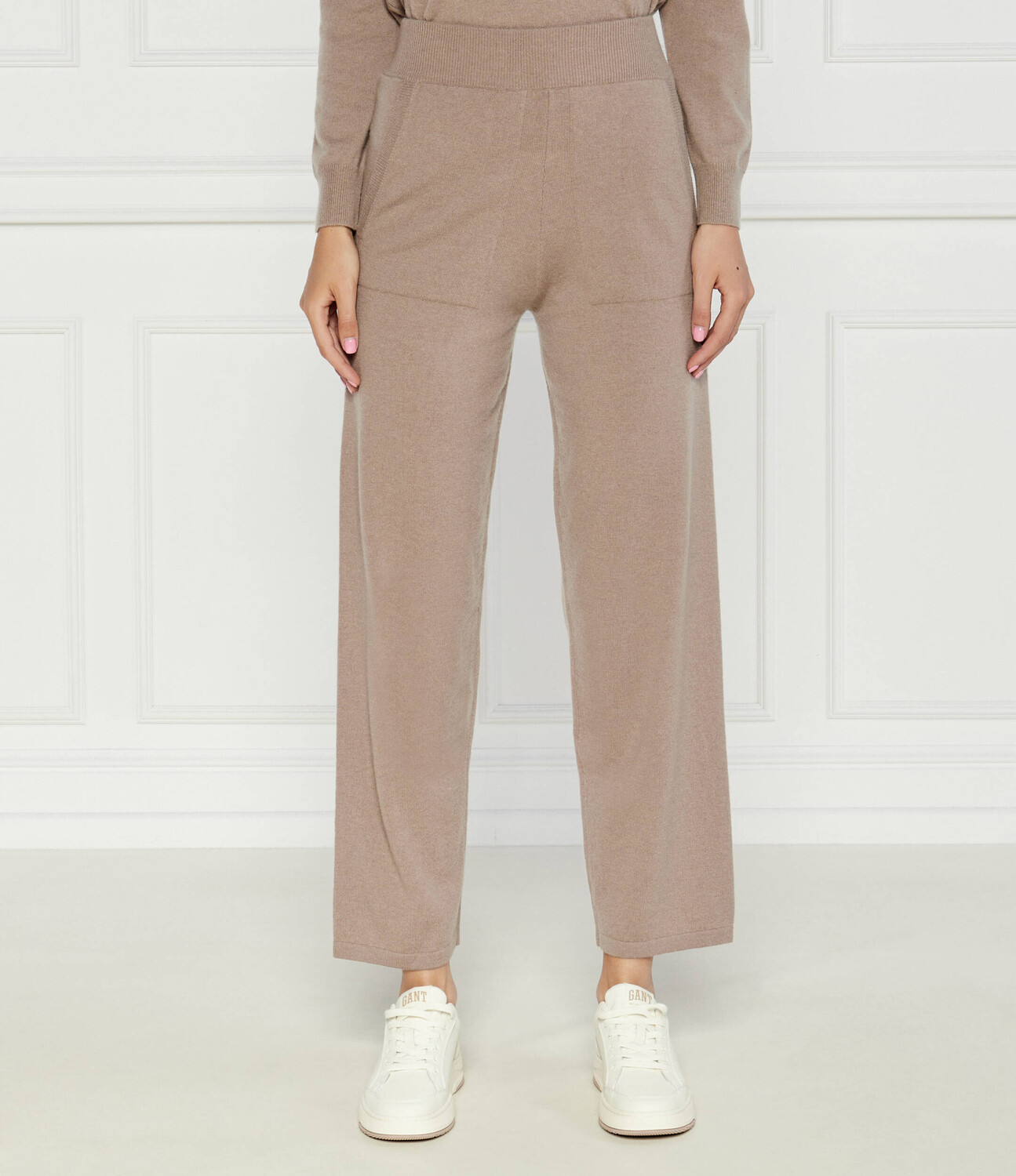 

Брюки Max Mara Leisure Palazzo, коричневый
