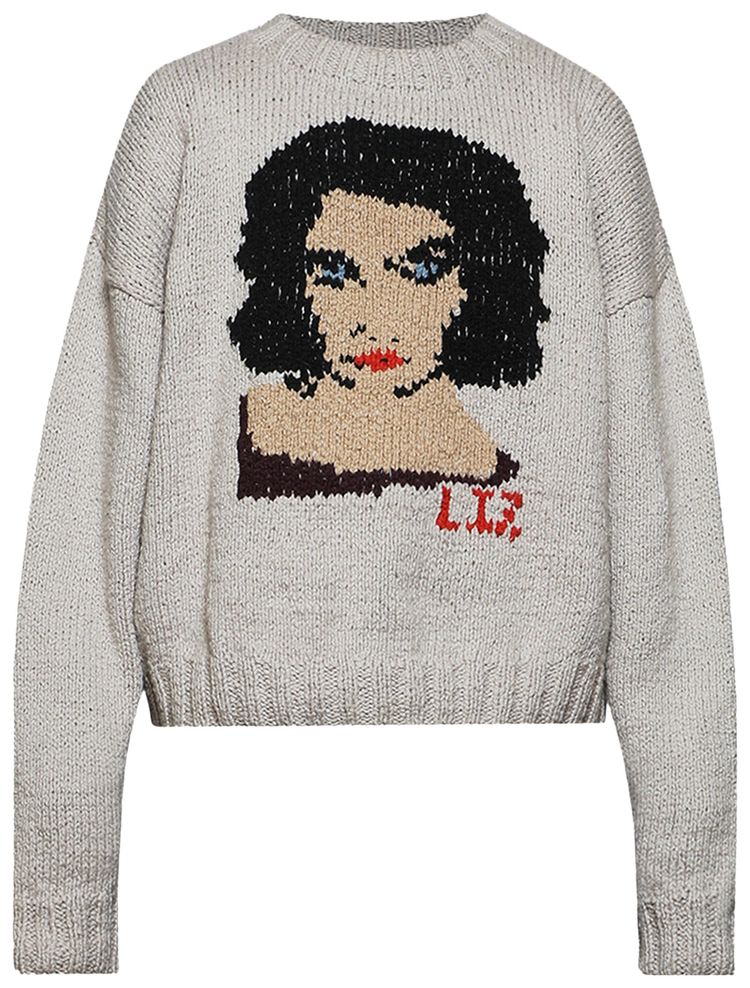 

Вязаный свитер Paly Hollywood Liz, серый