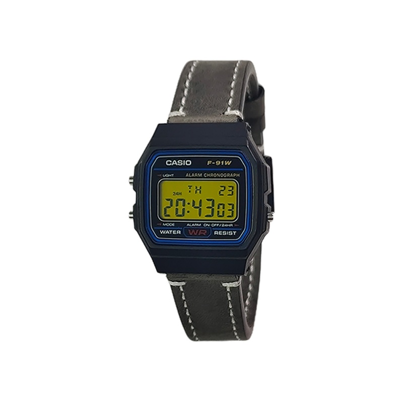 

CASIO Часы Retrofit Series Quartz Movement Genuine Leather Strap Watch Men's Watch Black Dial