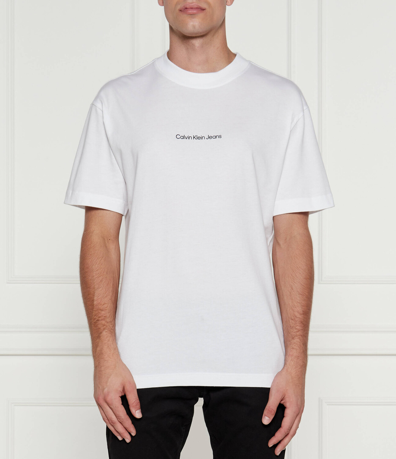 

Футболка CALVIN KLEIN JEANS Regular Fit, белый