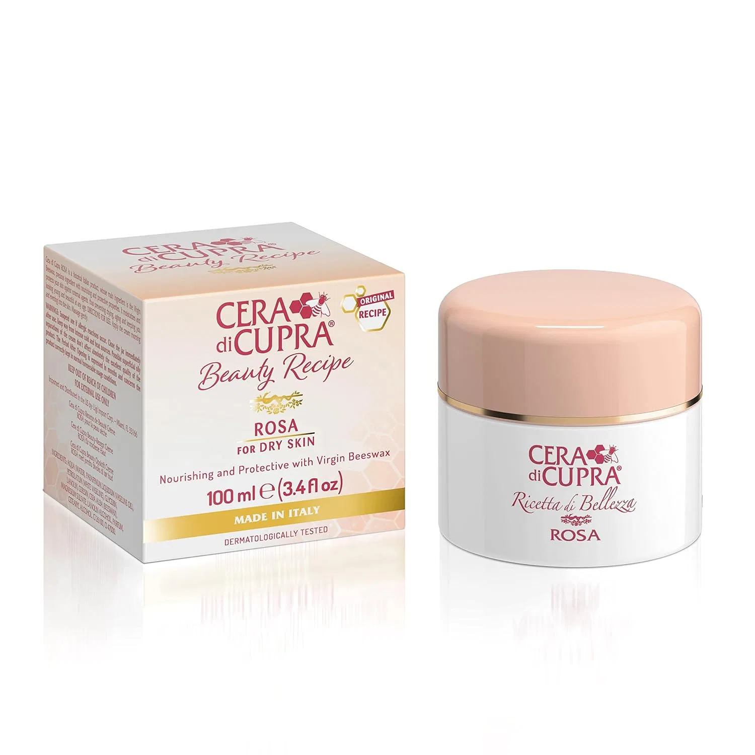 Крем для лица Cera Di Cupra — «Ricette di Bellezza Crema Vaso Rosa» от Dr. Ciccarelli, 100 мл