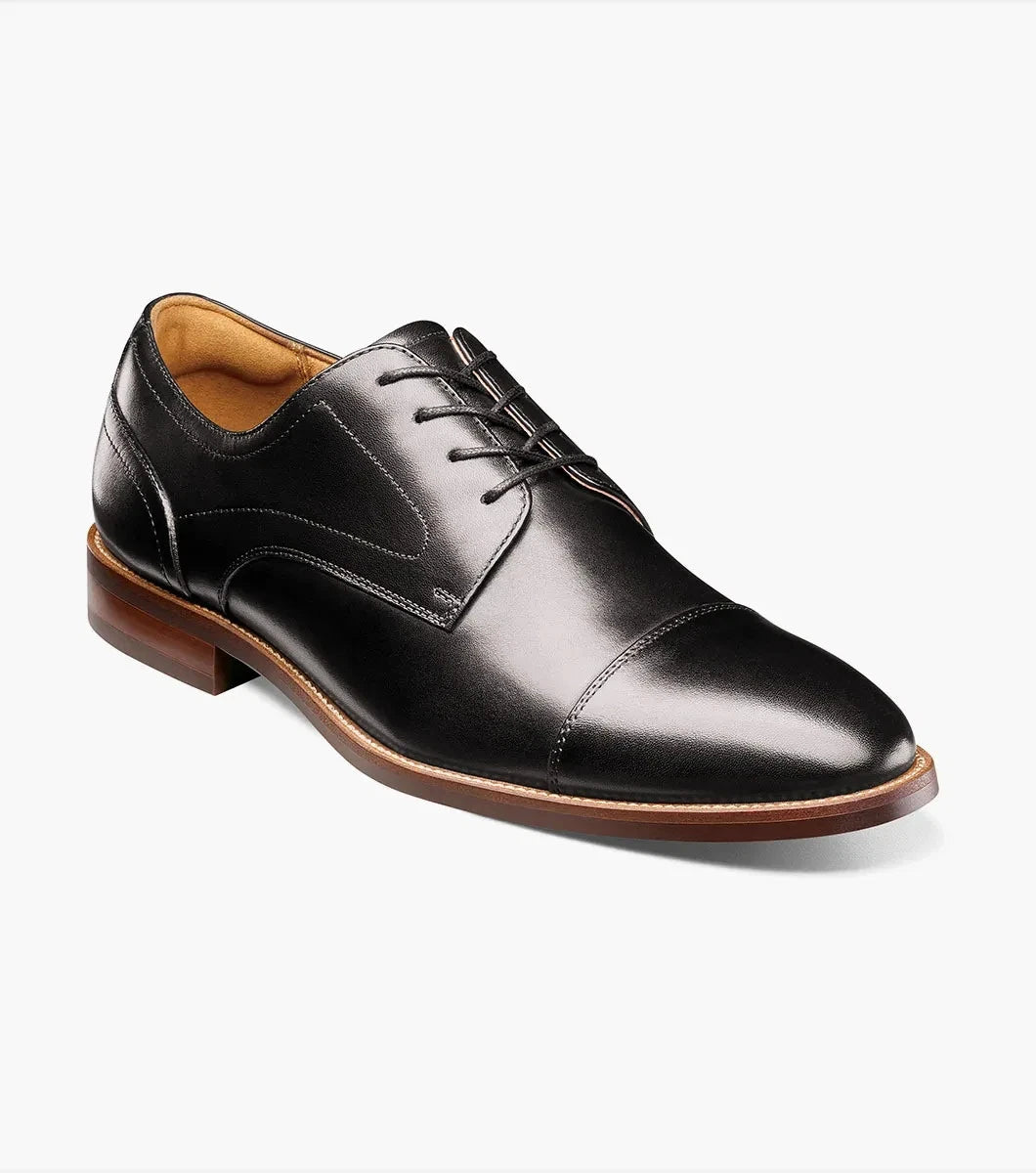

Мужские туфли-оксфорды Florsheim Rucci 13384-001 с черным мыском и перфорацией ZOGG2164