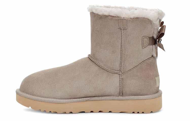 Сапоги зимние женские UGG Mini Bailey Brooch, черный