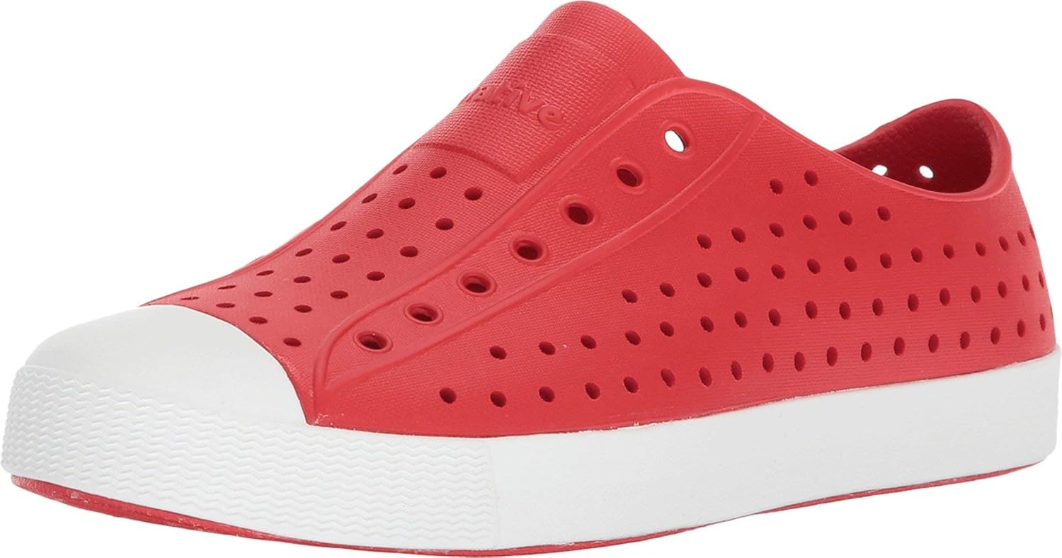 

Кроссовки Native Shoes Jefferson для взрослых, легкие, унисекс, белый/красный/ярко-красный