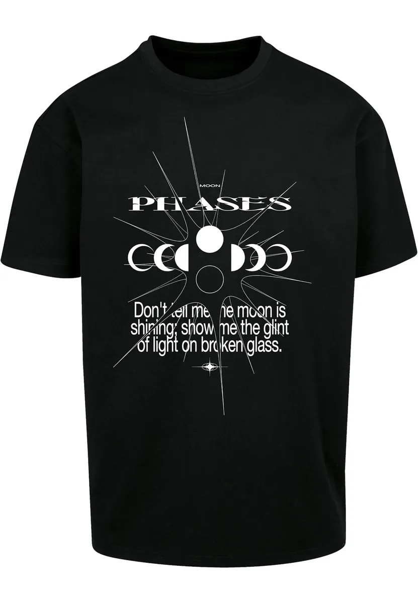

Рубашка с короткими рукавами MisterTee "MisterTee Unisex Moon Phases Tee", черный
