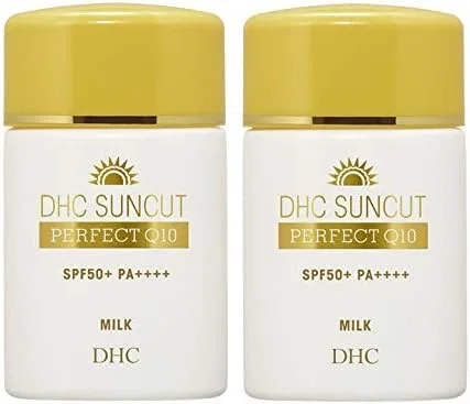 Солнцезащитное молочко DHC Suncut Q10 Perfect Milk, набор 2 шт. по 50 мл
