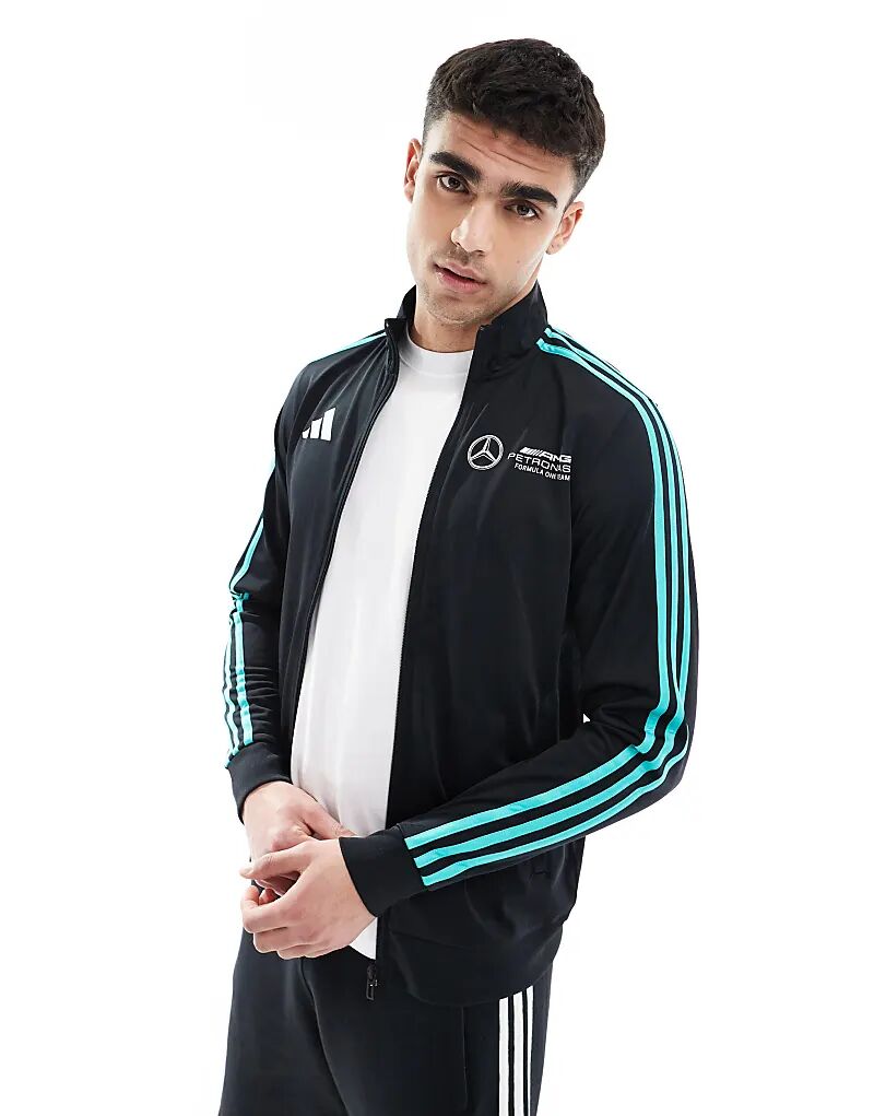 

Топ adidas Performance Mercedes F1 DNA Track Top черного цвета