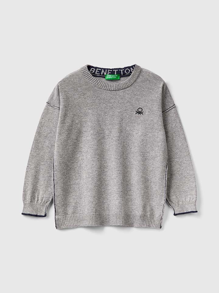 

Свитер Benetton, светло-серый