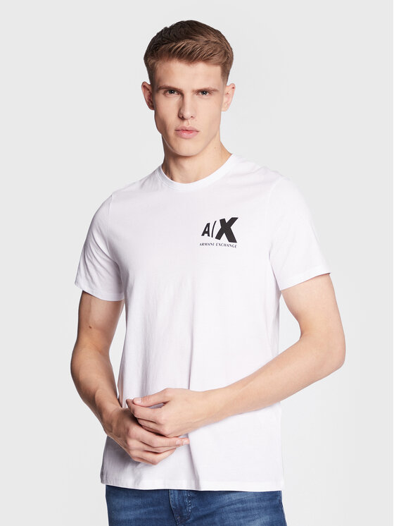 

Футболка узкого кроя Armani Exchange, белый