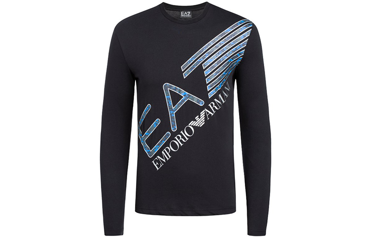 

Футболка EA7 мужская черная EMPORIO ARMANI