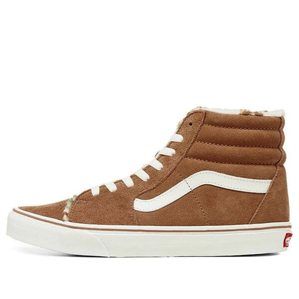 

Кроссовки sk8-hi 'suede sherpa' Vans, коричневый