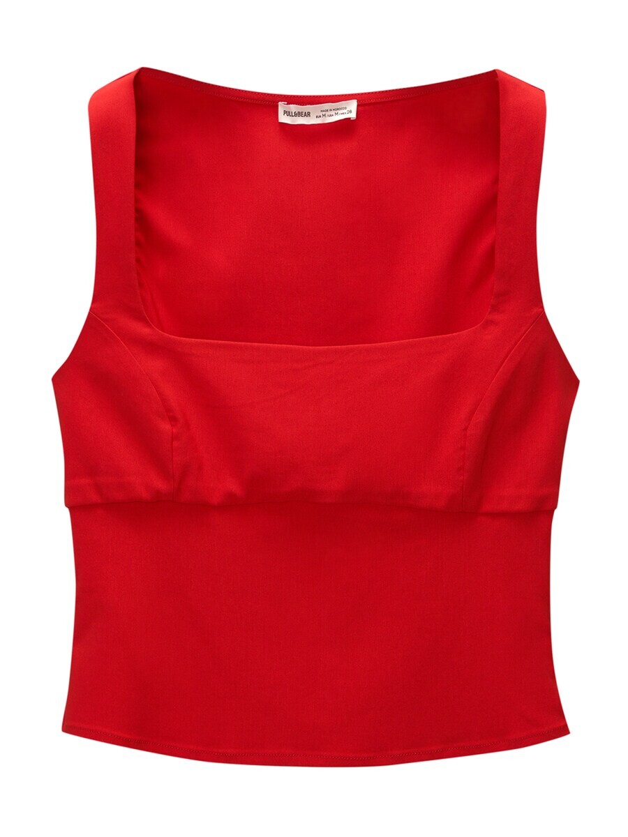

Майка Pull&Bear Top, красный