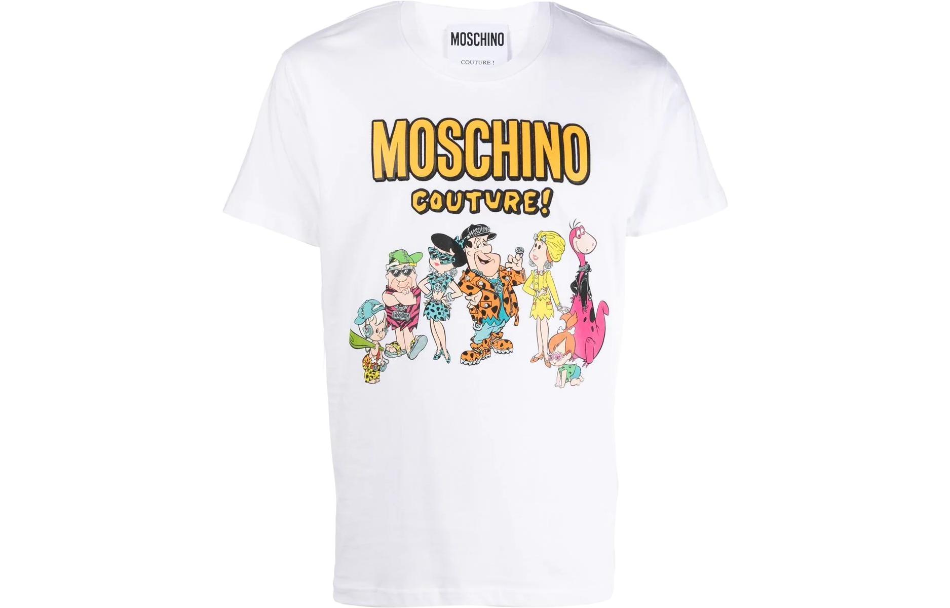 

MOSCHINO Футболка унисекс белые
