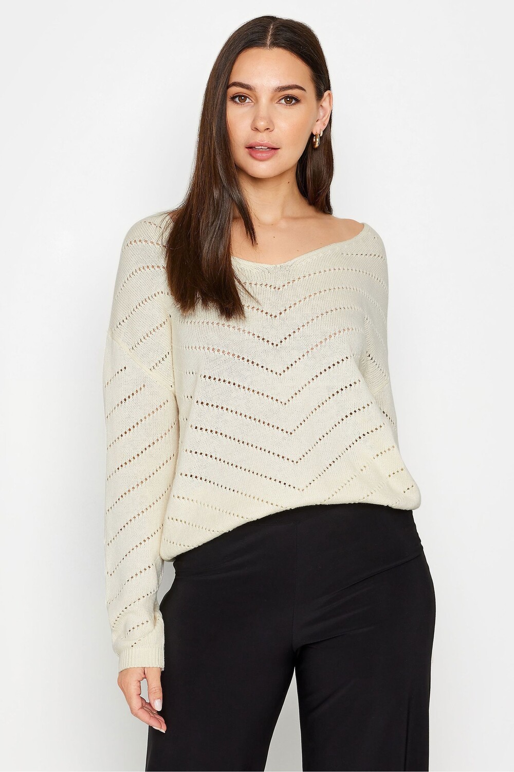 

Свитер пуантелле Long Tall Sally, бежевый