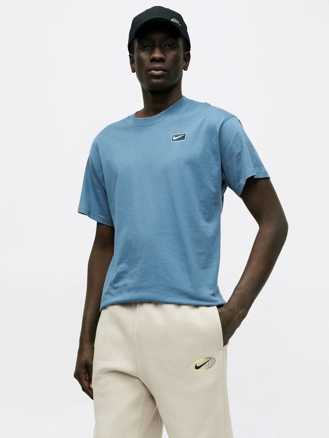 Обычные брюки 'ATHL CLUB' Nike Sportswear, Cream — фото 2