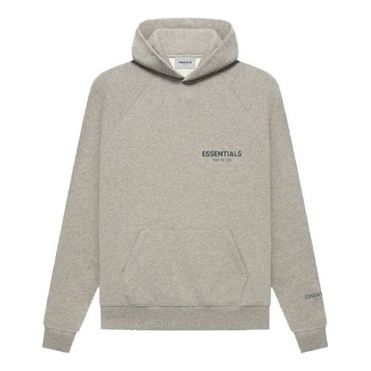 

Толстовка Fear of God Essentials FW21 Pullover Dark Heather Oatmeal, цвет dark heather oatmeal