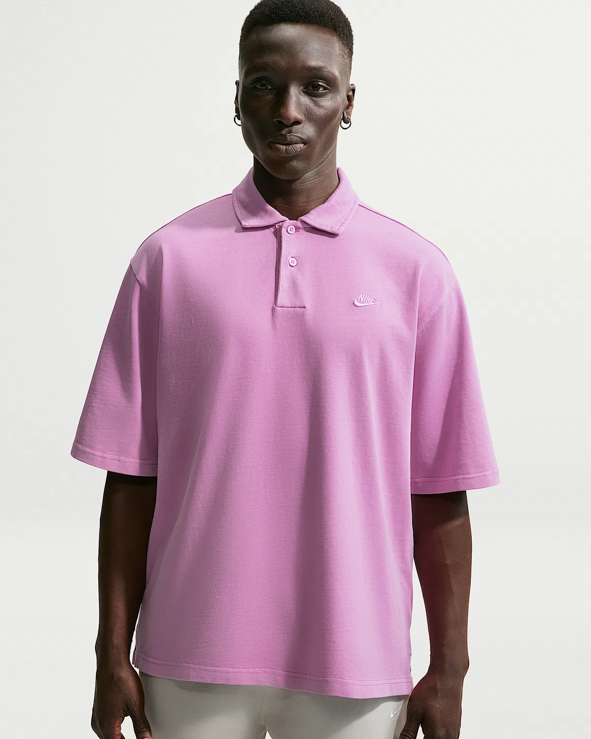 Мужское поло Nike Sportswear Club, Light Magenta