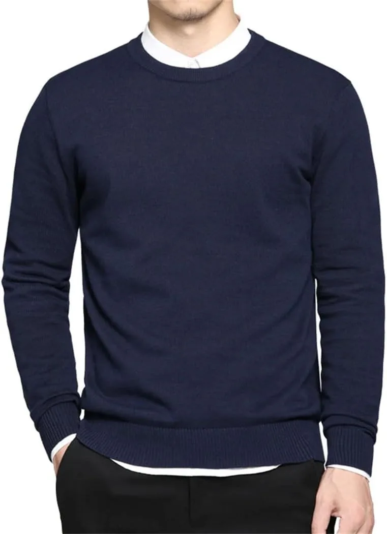 

Мужской полосатый свитер из хлопка O-Neck Pullover