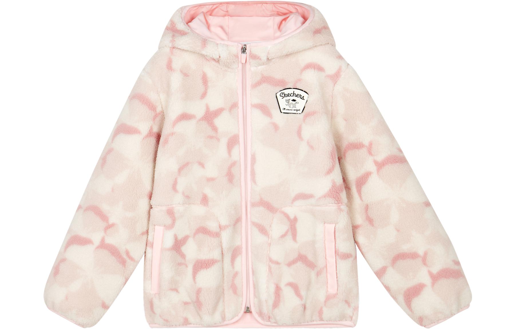 

Куртка Skechers для детей с полным принтом "Розовый персик"